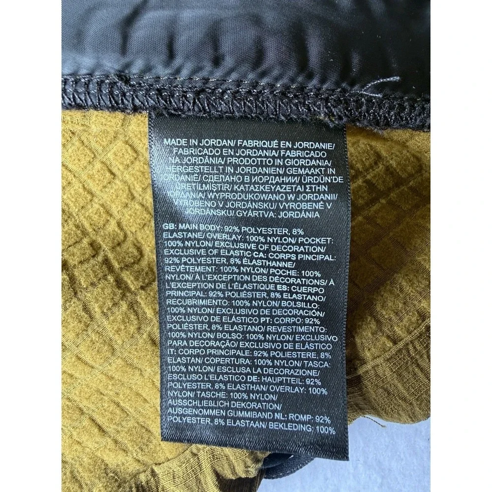 The North Face FlashDry Hooded Jacket Mens Medium Grey Yellow NF0A88XV Hybrid